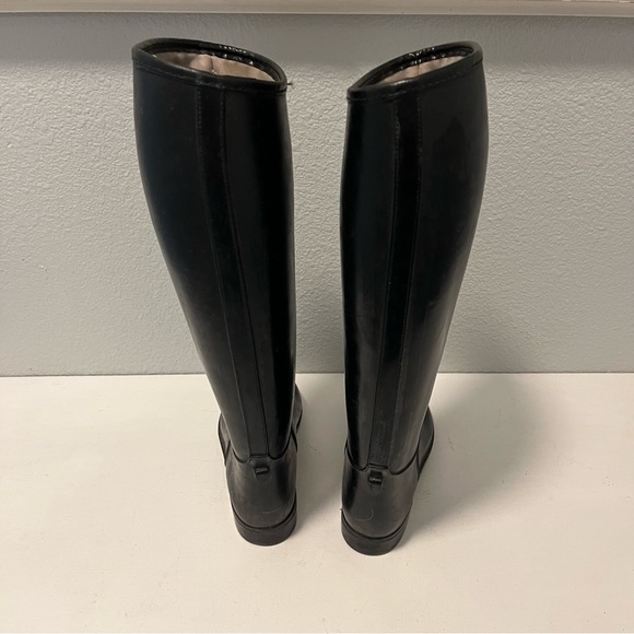 Ovation Cottage Craft Women’s Black Rubber Boots Tall Size US 6/ EU 36 - Picture 4 of 8